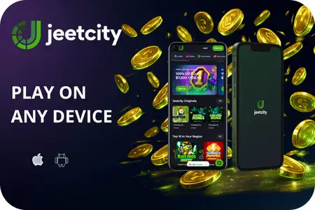 Casino JeetCity games accessible on iOS and Android devices